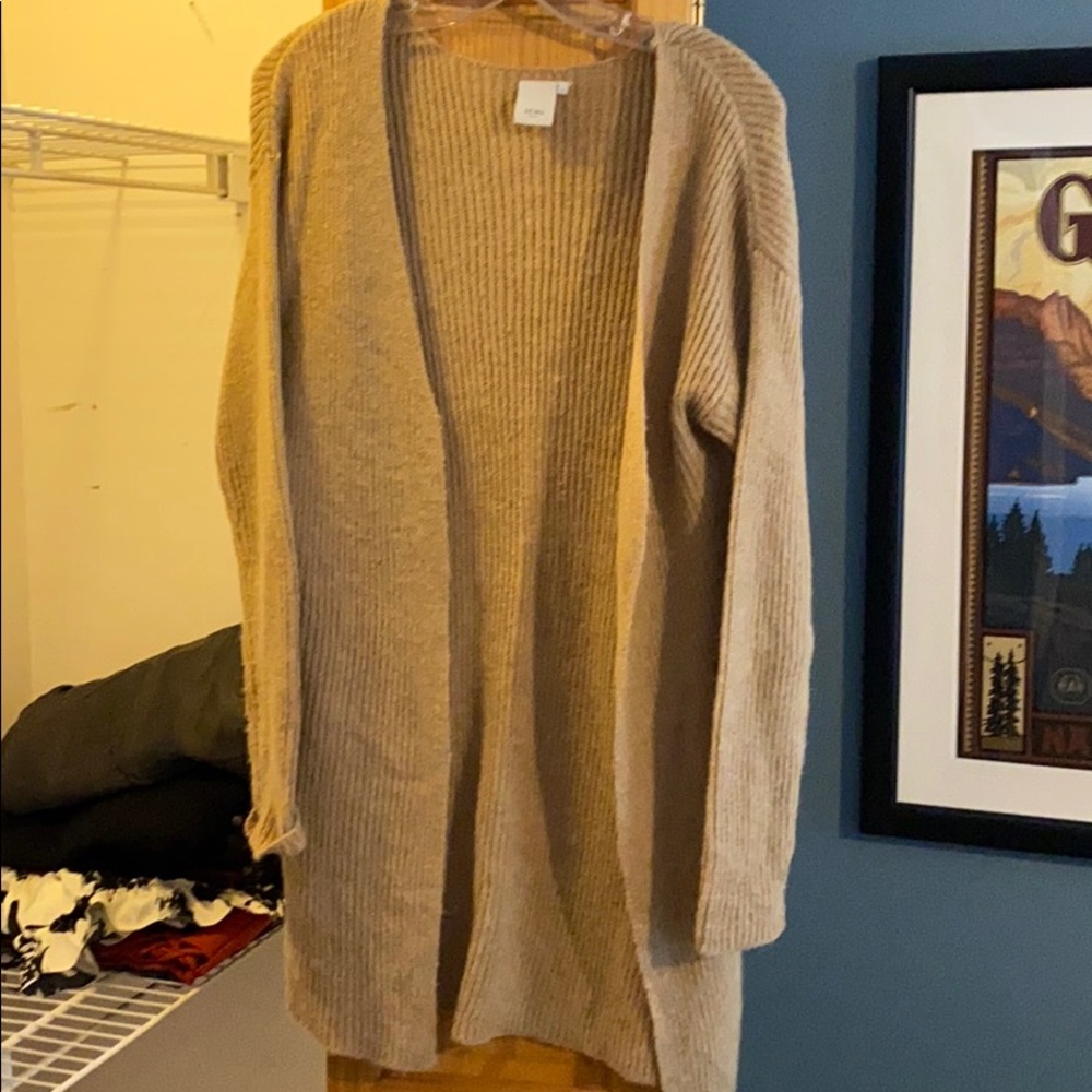 Tan cardigan